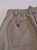 prestashop:1:5394:26035 | Khaki Pleated Front Relaxed Trousers