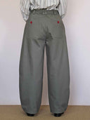 prestashop:1:5395:26019 | Sage Green Pleated Front Relaxed Trousers