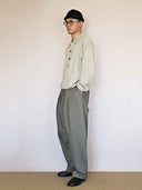 prestashop:1:5395:26021 | Sage Green Pleated Front Relaxed Trousers