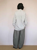prestashop:1:5395:26022 | Sage Green Pleated Front Relaxed Trousers