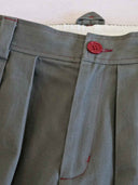 prestashop:1:5395:26025 | Sage Green Pleated Front Relaxed Trousers