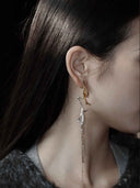 prestashop:1:5411:26316 | Frosted Gold Fragment Earring - single