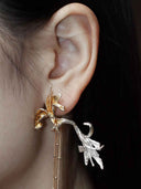 prestashop:1:5411:26319 | Frosted Gold Fragment Earring - single