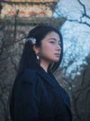 prestashop:1:5411:26320 | Frosted Gold Fragment Earring - single