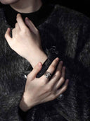 prestashop:1:5415:26287 | Moonlit Black Bloom Ring