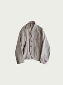 prestashop:1:5458:26684 | Khaki-Grey Rounded Hem Vintage Blazer