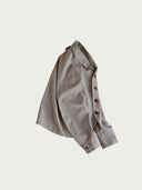 prestashop:1:5458:26686 | Khaki-Grey Rounded Hem Vintage Blazer