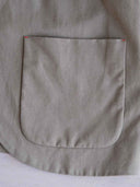 prestashop:1:5458:26697 | Khaki-Grey Rounded Hem Vintage Blazer