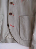 prestashop:1:5458:26698 | Khaki-Grey Rounded Hem Vintage Blazer