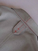 prestashop:1:5458:26699 | Khaki-Grey Rounded Hem Vintage Blazer