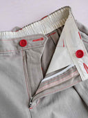 prestashop:1:5459:26713 | Khaki-Grey Relaxed Fit Straight Leg Trousers