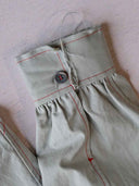 prestashop:1:5460:26675 | Light Khaki Grey Double Layer Hem Shirt