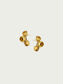 prestashop:1:5464:26827 | Gold Ball Bell Chasing Moon Drop Earrings