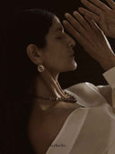 prestashop:1:5466:26771 | Silver Large Ball Bell Moon Chant Earrings