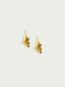 prestashop:1:5472:26792 | Gold Horn Bell Multi Bead Tassel Earrings
