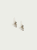prestashop:1:5473:26796 | Silver Horn Bell Multi Bead Tassel Earrings