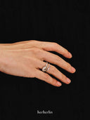 prestashop:1:5475:26824 | Silver Horn Bell Spiral Hammered Ring