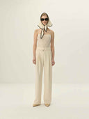 prestashop:1:5484:26580 | Ivory Jacquard Wool Knit Camisole