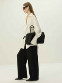 prestashop:1:5534:27003 | Ivory Satin Pleated Blouse