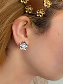 prestashop:1:5581:27191 | Silver Spinning Floral Earrings