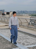 prestashop:1:5582:27448 | Blue Relaxed Fit Straight Leg Trousers
