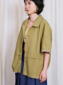 prestashop:1:5584:27430 | Olive Deconstructed Mid Sleeve Shirt