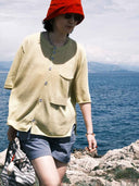 prestashop:1:5586:27410 | Mustard Summer Knit Cardigan