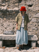 prestashop:1:5589:27374 | Sky Blue Double Layer Puff Skirt