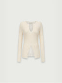 prestashop:1:559:4123 | Cream bubble yarn classic knit top