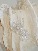 prestashop:1:5598:27322 | Silver Half-String Round Pine Needles Earrings