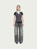 prestashop:1:5608:27274 | Grey/Black Deconstructed Layer Tee