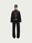 prestashop:1:5614:27262 | Black Satin-finish Oversized Sports Jacket