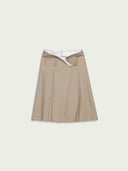 prestashop:1:5616:27256 | Khaki Deconstructed Waist A-line Cargo Skirt