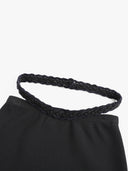 prestashop:1:562:2046 | Black crochet waist cutouts skirt