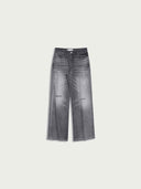 prestashop:1:5622:27241 | Grey Distressed Washed Straight-Leg Jeans