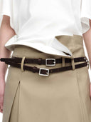 prestashop:1:5624:27238 | Brown Split Stud Leather Belt