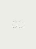 prestashop:1:5648:27762 | Silver Egg Hoop Earrings
