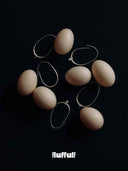 prestashop:1:5648:27764 | Silver Egg Hoop Earrings