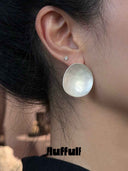prestashop:1:5649:27802 | Silver Eggshell Stud Earrings