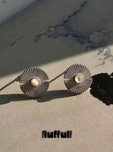 prestashop:1:5651:27796 | Silver Ripple Stud Earrings