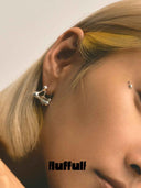 prestashop:1:5654:27784 | Silver Split Orb Stud Earrings
