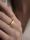 prestashop:1:5666:27666 | Gold Subtle Reveal Stone Ring