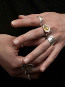 prestashop:1:5667:27661 | Silver Veiled Wide Ring