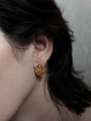 prestashop:1:5682:27587 | Silver Amber Ease Gem Stud Earrings