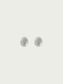 prestashop:1:5683:27584 | Silver Quartz Ease Gem Stud Earrings