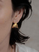 prestashop:1:5686:27572 | Gold Veiled Hoop Earrings