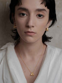 prestashop:1:5686:27573 | Gold Veiled Hoop Earrings