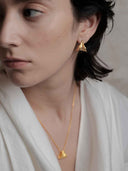 prestashop:1:5686:27574 | Gold Veiled Hoop Earrings