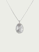 prestashop:1:5690:27556 | Silver Quartz Ease Gem Necklace