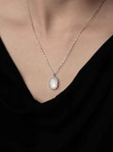 prestashop:1:5690:27557 | Silver Quartz Ease Gem Necklace